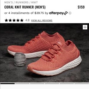 Men’s NOBULL Coral Knit Runner size 9.5
